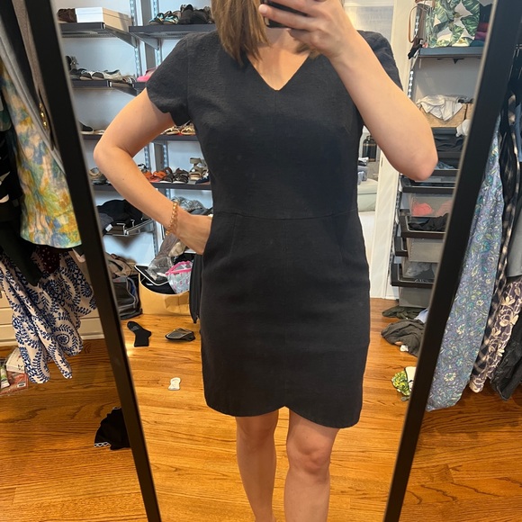 Theory Tweed Tulip Dress - Picture 2 of 6